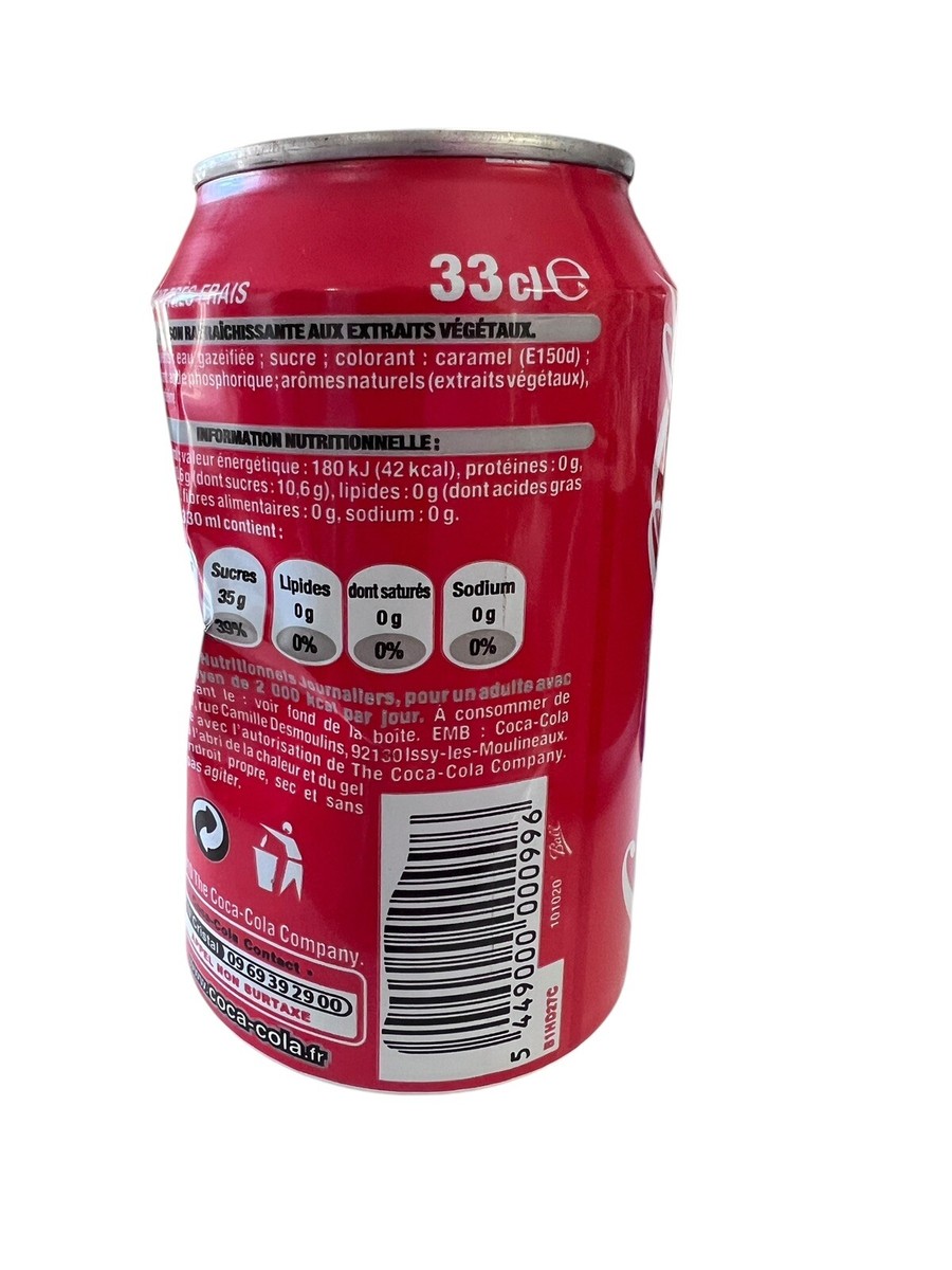 France Coca Cola Can French 2012 Dented Empty | eBay