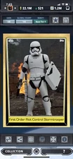 Topps Star Wars Digital Card Trader Tier 9 - Gold Stormtrooper S5 Base - 100 cc