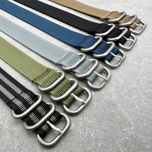 HEAVY DUTY NATO Watch Strap Nylon Band G10 Military 18mm 20mm 22mm - Picture 7 of 42