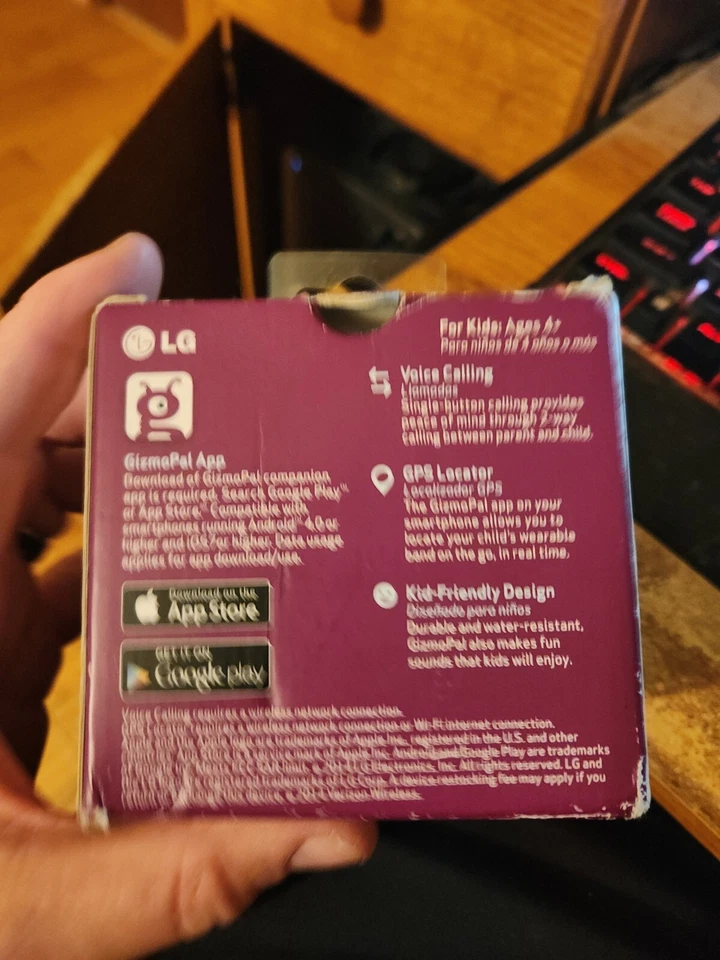 Reloj GizmoPal GPS LOCALIZADOR INFANTIL para Niños LG Verizon VC100 Foto 3 de 4