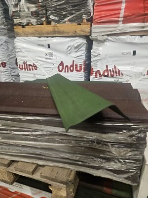 Onduline Slim Verge Trim Gable Trim For Corrugated Bitumen Roofing Sheets GREEN