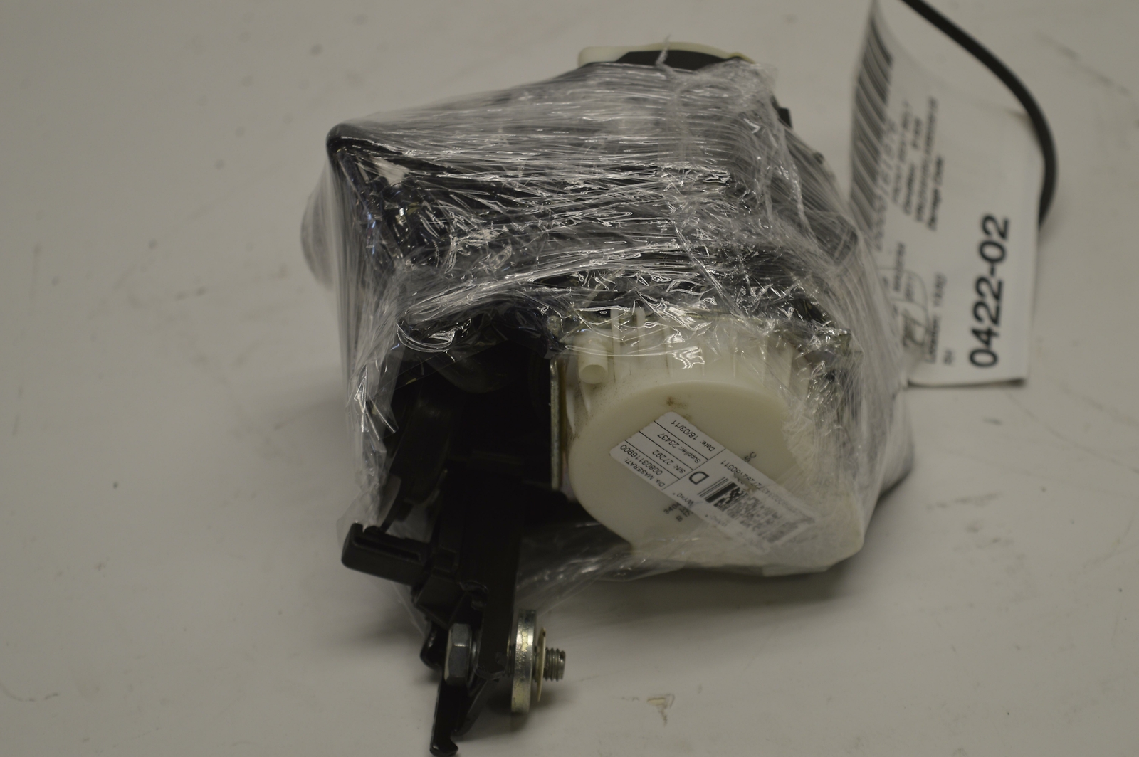 2008-2012 MASERATI GRANTURISMO FRONT RIGHT PASSENGER SEAT BELT SUEDE BLACK OEM