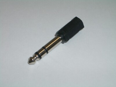 GC ELECTRONICS 30-1574 3.5mm to 1/4'' STEREO PHONO PHONE PLUG ADAPTER CONNECTOR