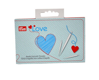 Prym Love Needle Card with Threader