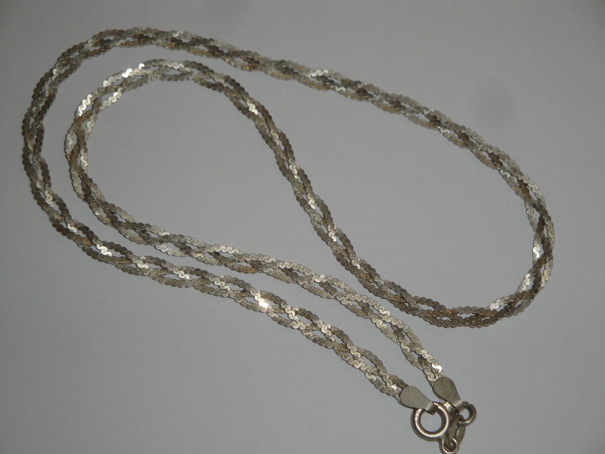 Collana Con Catena Regolabile In Argento Sterling - 24 Pollici, Italia - Italia - Foto 7