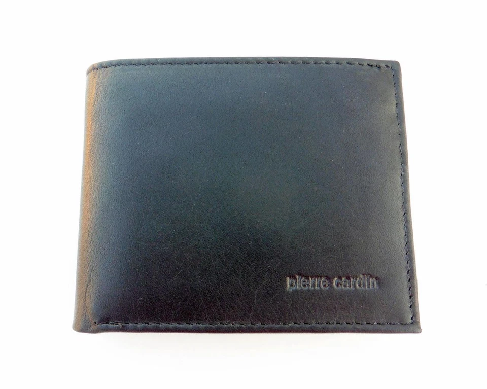Pierre Cardin MENS RFID GENUINE Leather Wallet Bifold Card Coin Holder Gift Box - Image 2 of 4