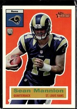 2015 Topps Heritage Rookie FOIL #32 SEAN MANNION St. Louis Rams RC F5