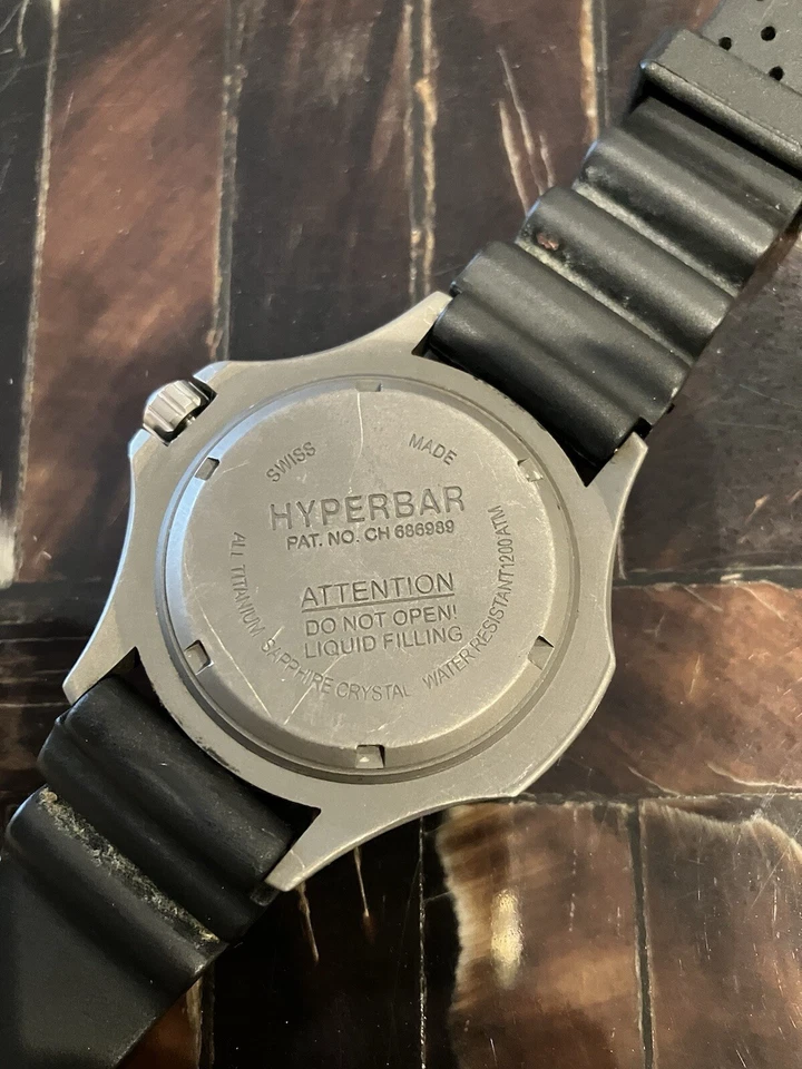 Very Rare Titanium SDW HYPERBAR 12000m/39600ft Quartz Watch Needs Crown Repair ! - Image 3 of 4