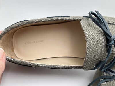 Alton Lane Custom Made Linen Loafers Moccasins Slip-ons NEW* Alton Lane Custom Made Linen Loafers Moccasins Slip-ons  main image 3