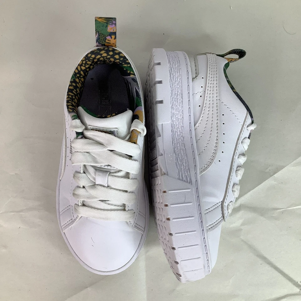 Tênis Puma Mayze Vacay Queen branco infantil tamanho 12C 389672-02 - Imagem 2 de 4