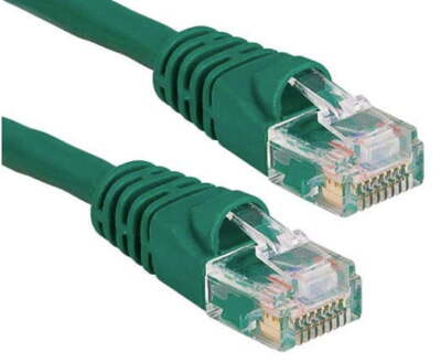 RiteAV Cat6 Network Ethernet Cable Green 15ft (Certified Fluke Tested)