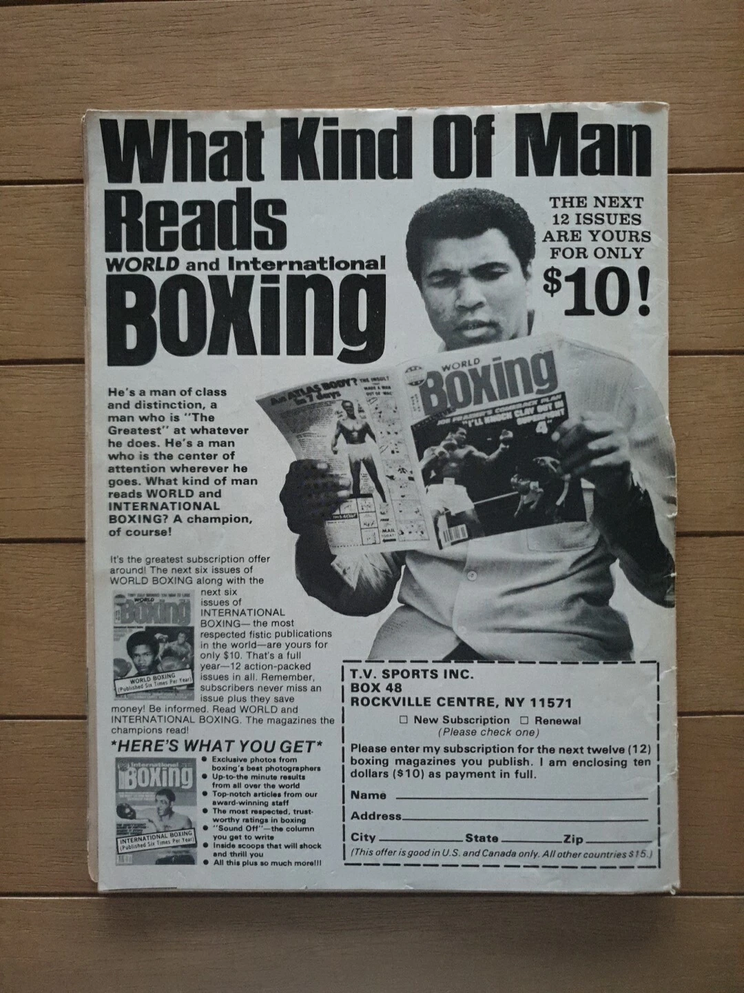 Muhammad Ali The Legend Lives On Collectors Souvenir Special Issue w Poster 1978 - 画像4/6