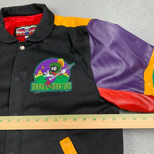 Vintage Looney Tunes Marvin The Martian Jeff Hamilton Jacket Size Small RARE - Picture 14 of 24