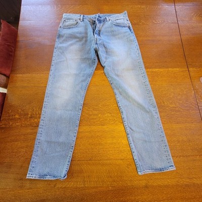 Levi's Premium 501 ST Fresh Leaves Justin Timberlake Light Blue Denim Jeans