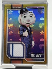 2026 Topps Celebration Megabox Mr. Met Mascot MAS-MRM Relic Gold /50 SSP