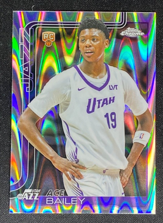 Ace Bailey 2025-26 Topps Chrome RC Raywave Refractor #255