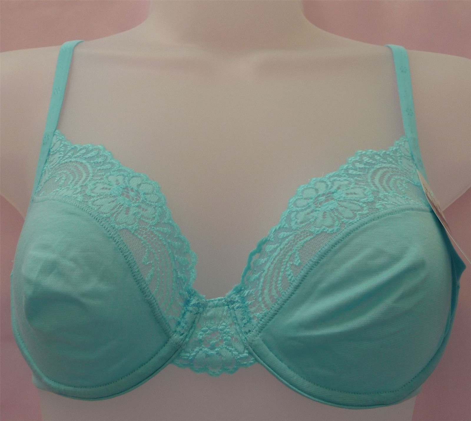 Ladies Sloggi SLW Romance W Underwired Bra Turquoise (1871) 32A