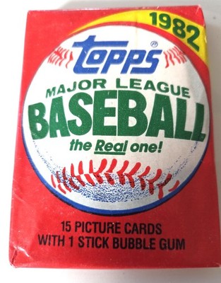1982 Topps Baseball Wax Packs