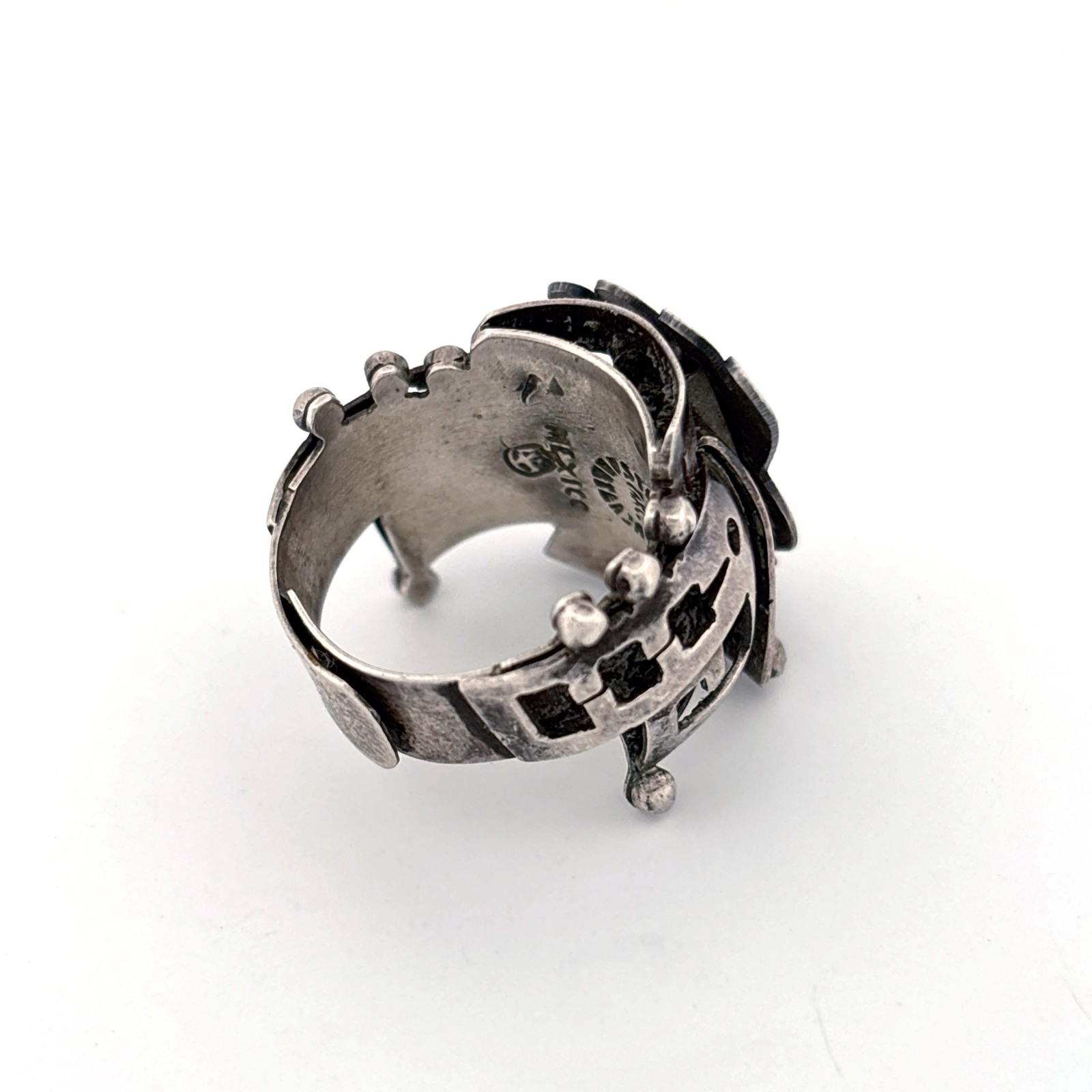 Sterling Silver Tribal Ring - image 3
