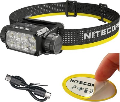 Nitecore HC75 UHE 3000 Lumen USB C Headlamp Zoomable
