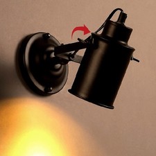Metal Spotlight Wall Lamp Durable Retro Design for Home Store Lighting