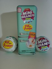 Mini Brands Fill the Fridge Playset Plus TWO S1 Mini Minis Balls - Sealed