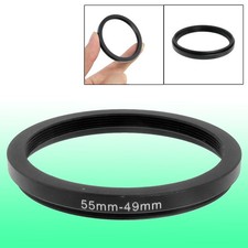 Camera Parts 55mm-49mm Lens Filter Ring Adapter Black