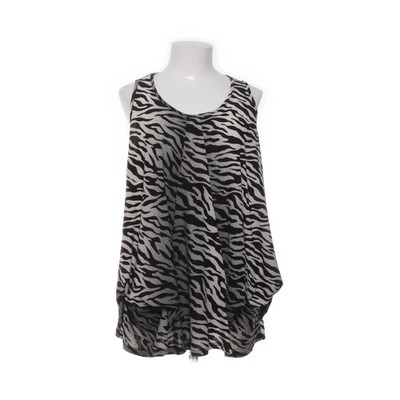 Chica London, Tank­top, Größe: S/M, Schwarz/Weiß/Grau, Elasthan/Polyester #Meh
