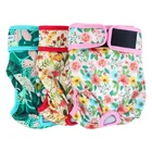 Leekalos Reusable Washable Dog Diapers Female (3 Pack) - Highly Absorbent Doggie