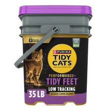 Purina Performance plus Tidy Feet Low Tracking Cat Litter, Clean Linen Scent, 3