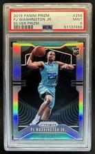 2019-20 Panini Prizm PJ Washington Jr. RC Prizm Silver #258 Hornets PSA 9
