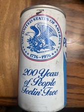 Pepsi Cola Bicentennial Commemorative Pull Tab Can 1776-1976