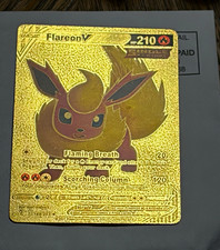Pokemon Company Flareon V Full Art Holo Ultra Rare 169/203 Evolving Skies