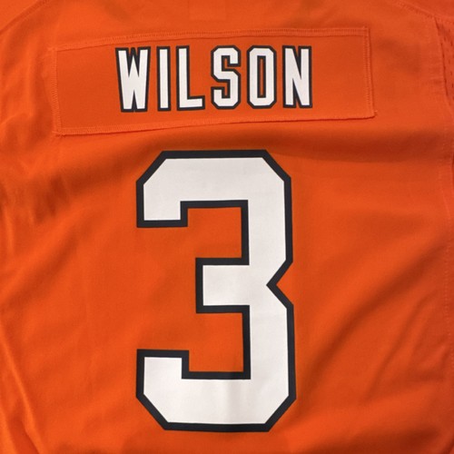 Nike NFL Denver Broncos Wilson #3 Orange Football Jersey XL Officially Licensed - Picture 3 of 5