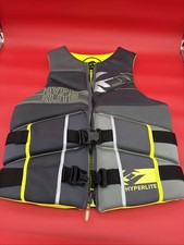 Hyperlite Life Vest Jacket Men's Large CGA Neoprene Black/Gray/Neon/Green