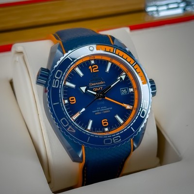 OMEGA Seamaster Planet Ocean GMT - 215.92.46.22.03.001 - Big Blue Ceramic 45.mm