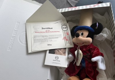 Disney Mickey Mouse Steiff Plüschtier  Original zertifiziert  Sammlerstück  NEU