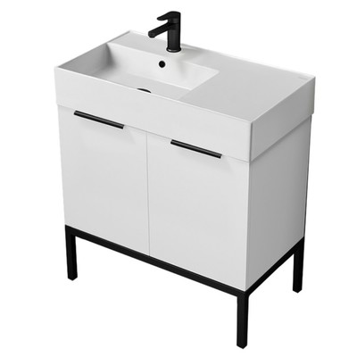 Nameeks Derin-3217-C-L Derin 32'' - Gloss White / Black