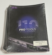 Pro Tools 110 Production I Version 8 Official Courseware Sealed New Manual Rare