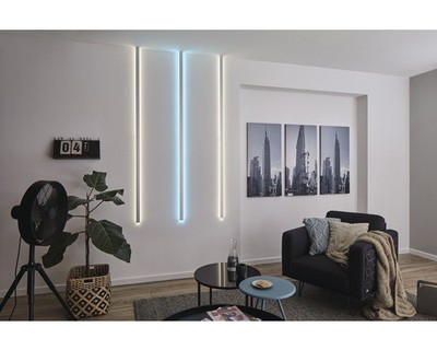 Paulmann Aluminium Profil Set Duo mit Clips + Diffusor 2,0 m