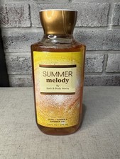 NEW Sealed RARE Discontinued Bath  Body Works Summer Melody 10 Oz Body Wash