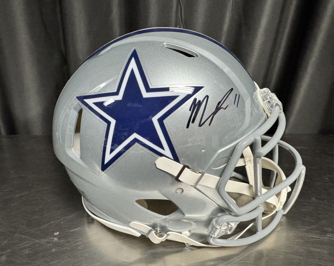 Dallas Cowboys Micah Parsons Signed Authentic Full Size Helmet JSA 
