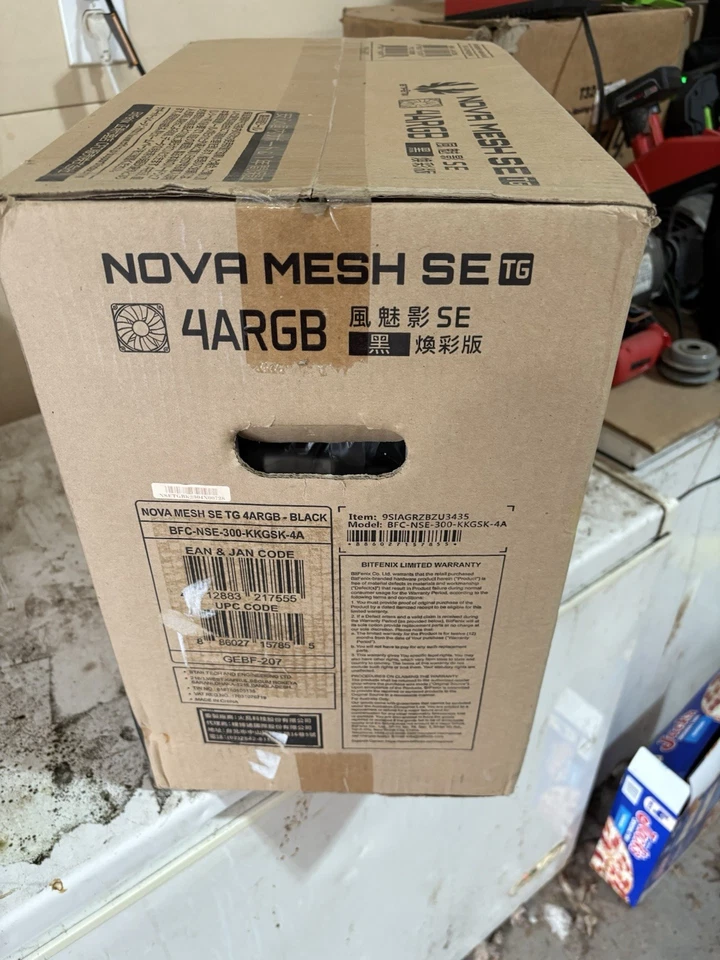  Br and New Bit Fenix Nova Mesh SE TG 4ARGB Black ATX Mid Tower PC Case - Image 3 of 4