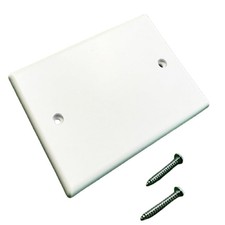 Copri Cassetta 3 Poste - 5 Pezzi Bianchi Con Viti A Scomparsa - Foto 11