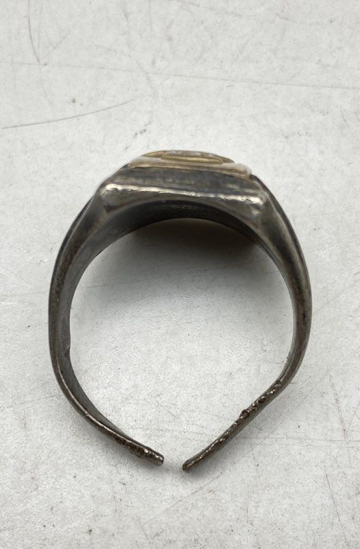 Solid Sterling Silver Size 7 1/2 Ring (FOR REPAIR… - image 6