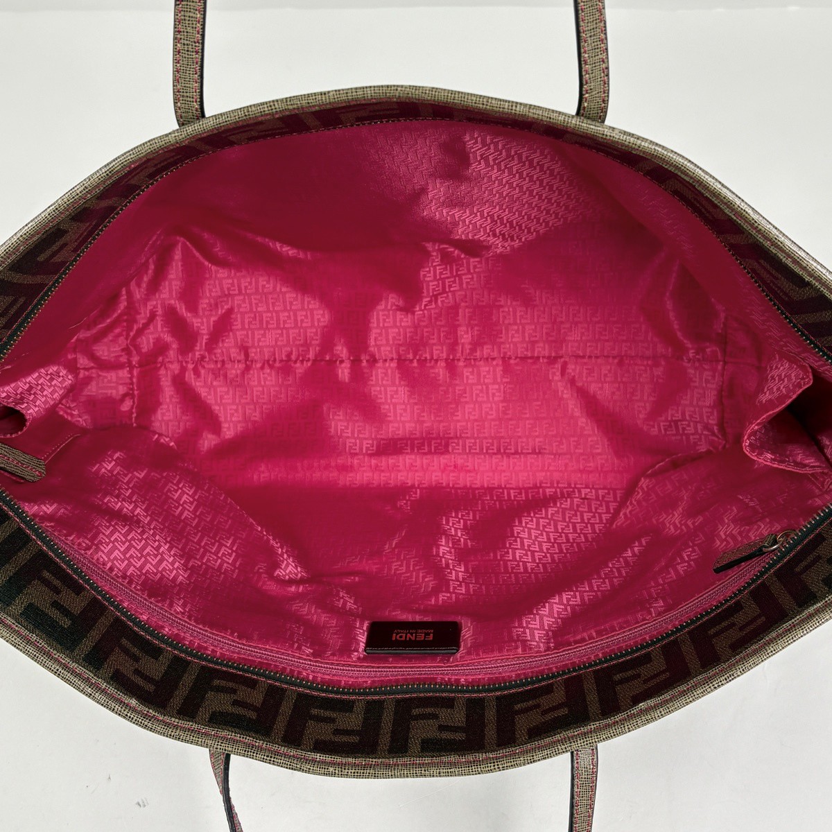 FENDI Zucca Pattern Tote Bag Shoulder Bag Shoulder Bag Tote Bag Coated canva... thumbnail 8