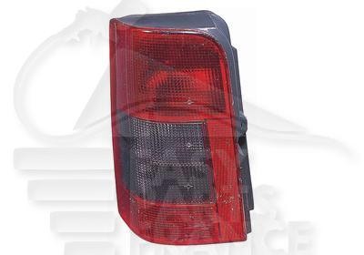Feu arrière-gauche fumé pour Peugeot Partner 1996-2002 version 1 porte battante