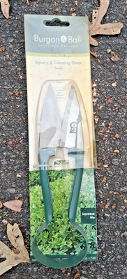 NEW Burgon & Ball BB-GTS/CTGA 9'' Topiary Garden Trimming Shear Small Green