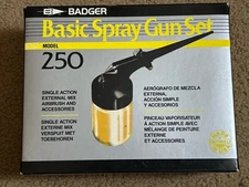 Badger 250-1 Model 250 Basic Spray Gun Set NEW SEALED NOS