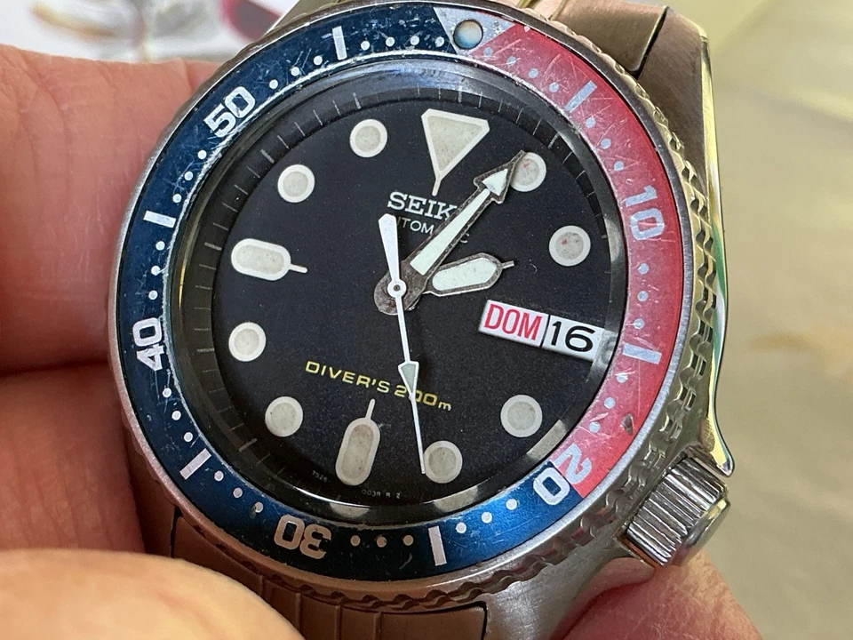 Seiko SKX015 “Pepsi” – Automatico Vintage Funzionante Perfetto 7S26-0030 Serie - Immagine 2 di 4
